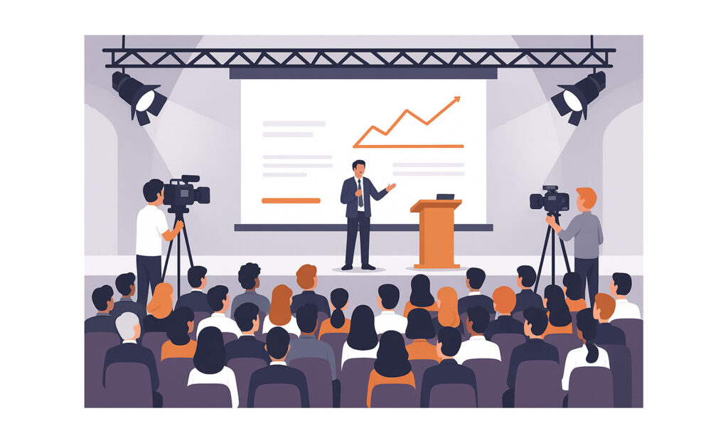 koszt filmowania konferencji - realizacja wielokamerowa