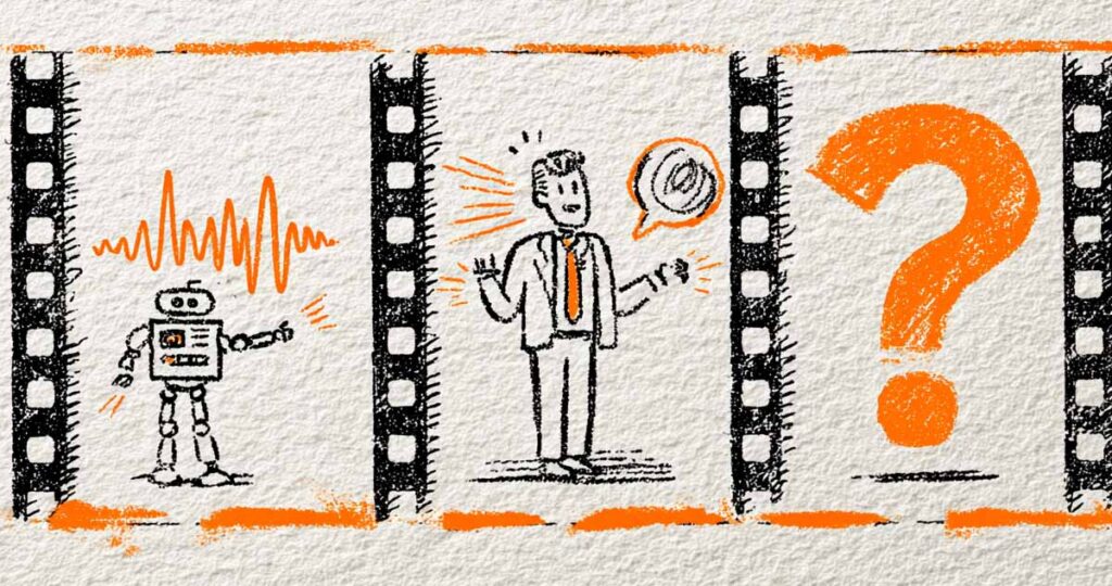Najczęstsze błędy w wideo employer brandingu – infografika w formie szkicu
