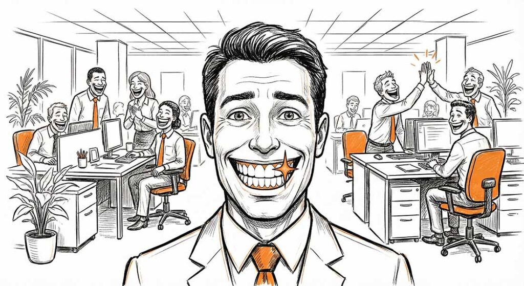 Błędy w filmach employer brandingowych - sztuczny uśmiech