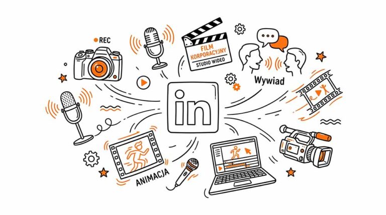wideo na LinkedIn - wybór między animacją, podcastem a filmem korporacyjnym