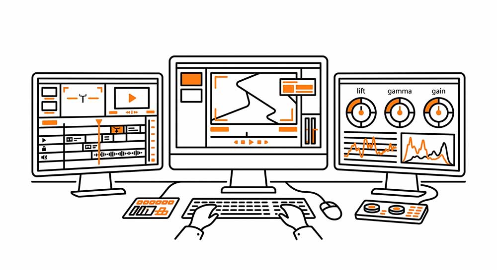 workflow - proces produkcji wideo we Flipside Studio - postprodukcja