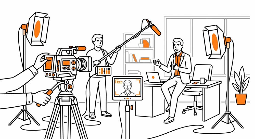 workflow - proces produkcji wideo we Flipside Studio - produkcja wideo