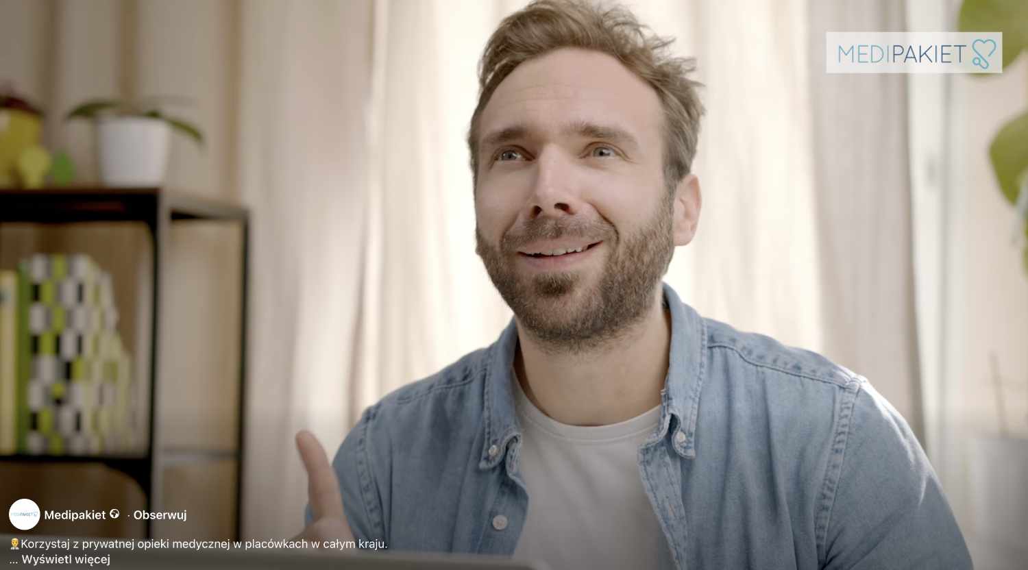 Produkcja reklamy wideo z aktorem - medipakiet