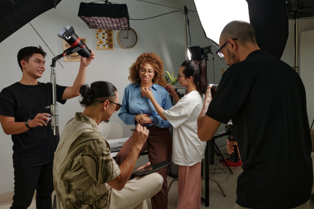 making of z planu zdjęciowego - sesja