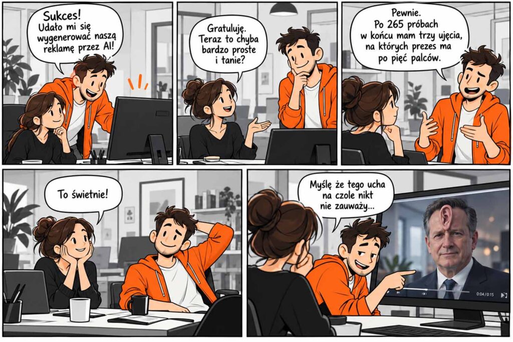 ile kosztuje film AI - komiks